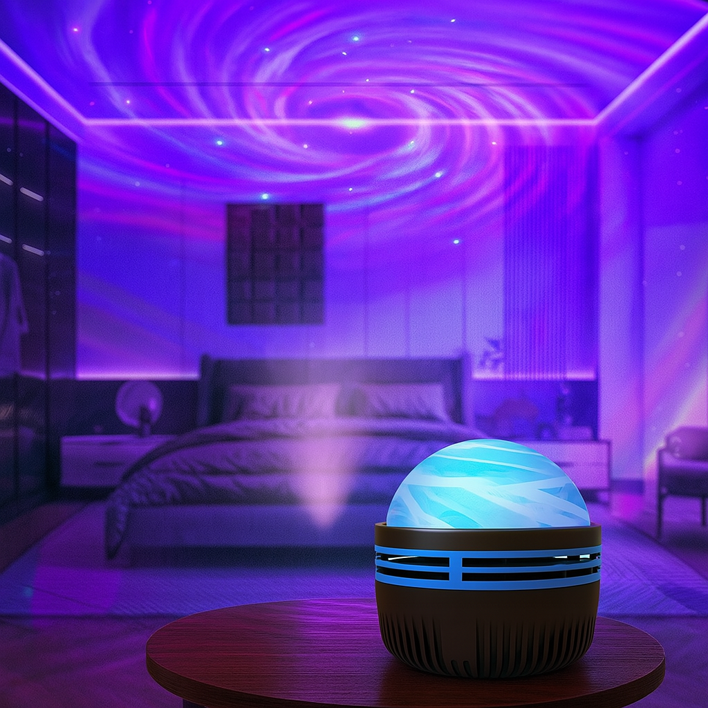 Roterande Led Projektor, Nattlampa