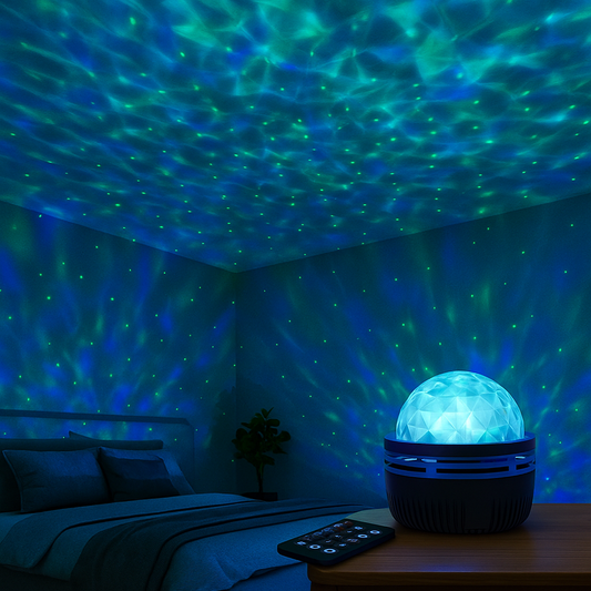 Roterande Led Projektor, Nattlampa